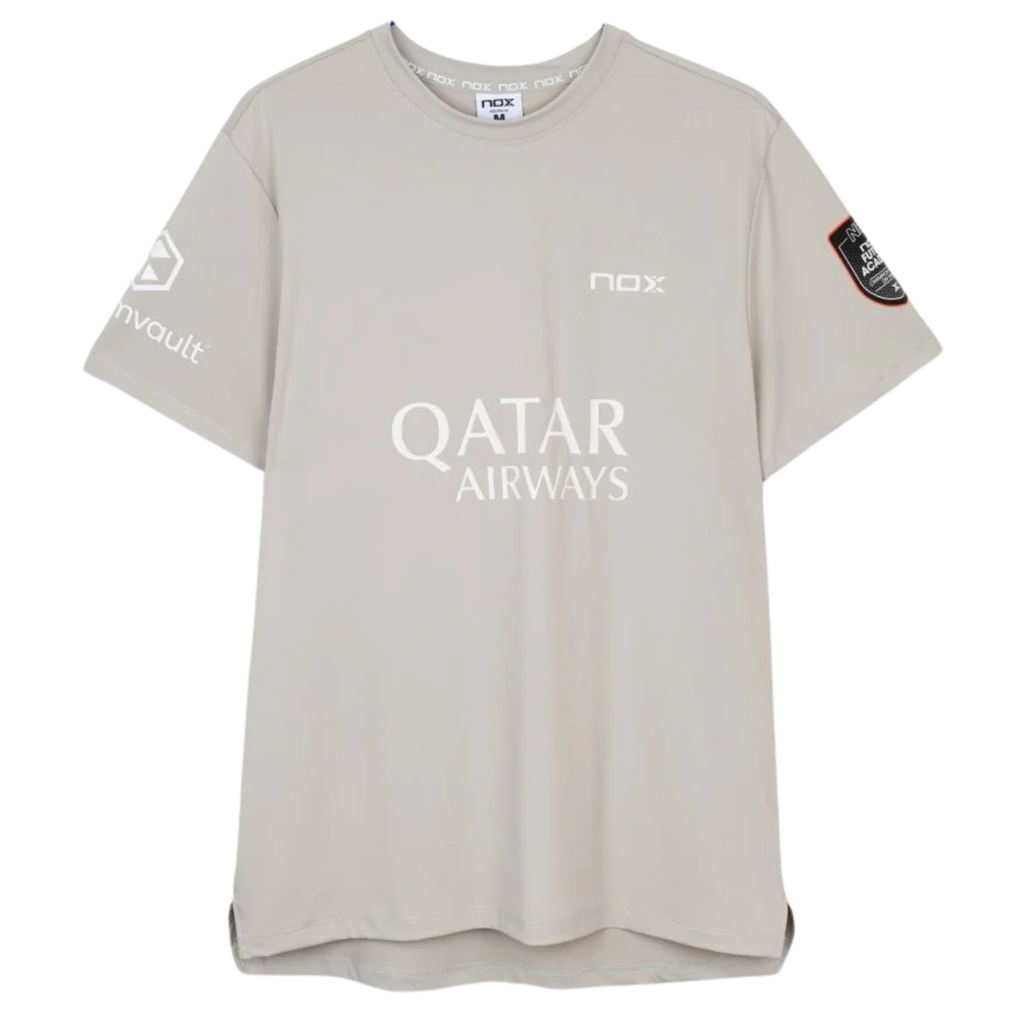 NOX CAMISETA SPONSORS AT10 GRIS SUAVE DE AGUSTÍN TAPIA 2026