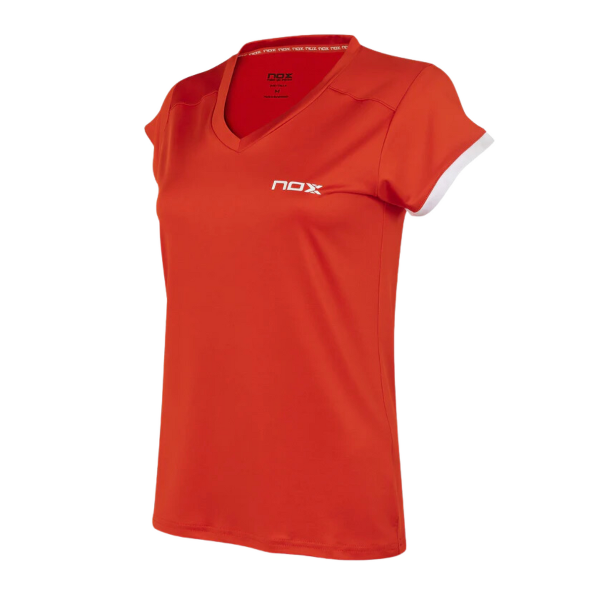 CAMISETA TEAM ROJA LOGO BLANCO