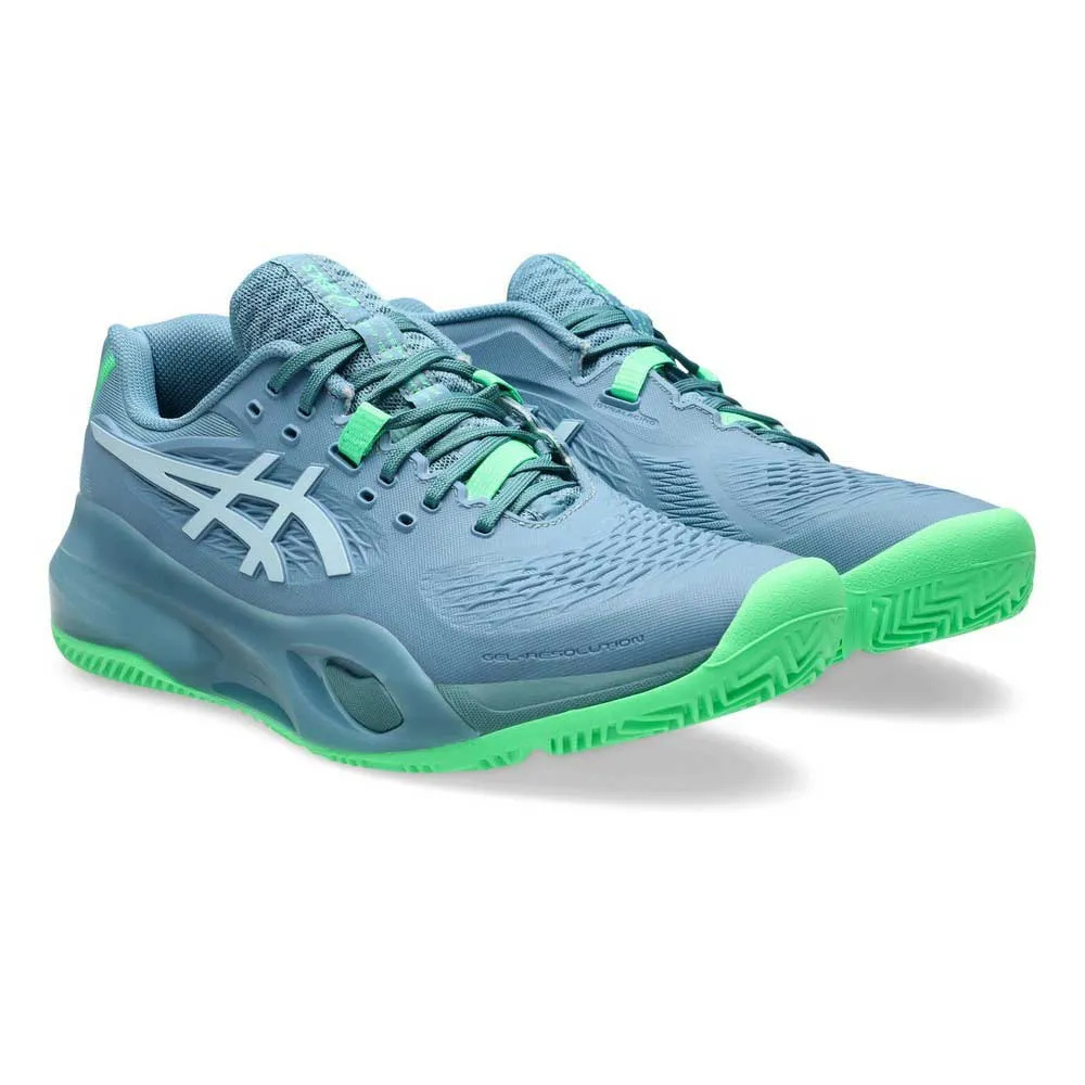 ASICS TENIS PADEL GEL RESOLUTION X SABA BLUE/ COOL GREY MEN