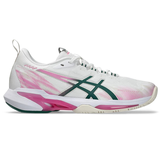 ASICS WOMEN SHOES SONICSMASH WHITE/JEWEL GREEN