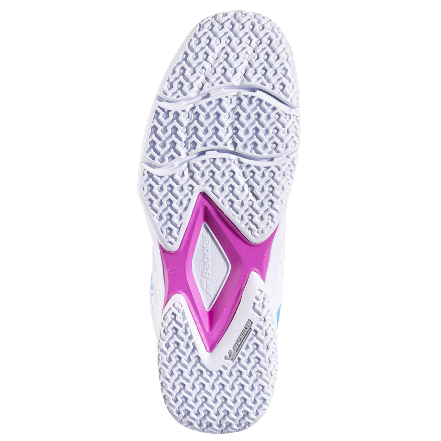 BABOLAT TENIS SENSA RISE WOMAN WHITE/RHODAMINE RED