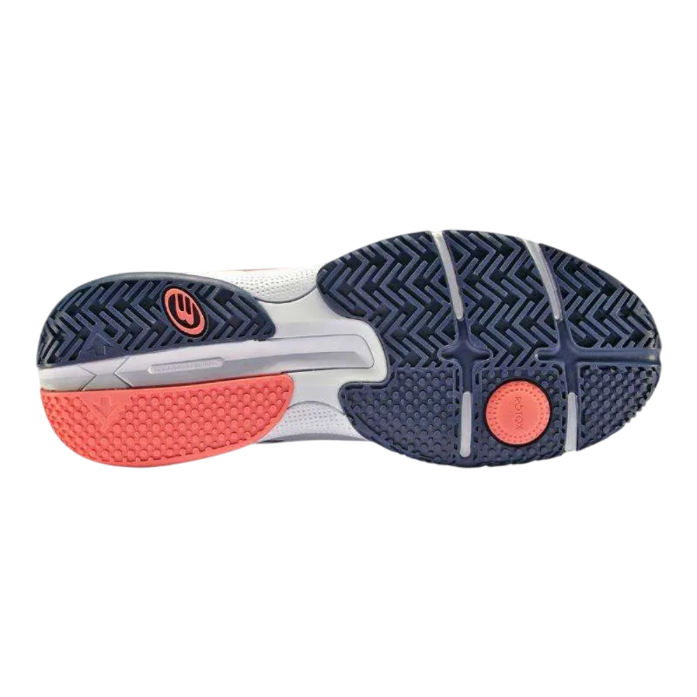 BULLPADEL TENIS FLOW HYBRID FLY 21I WHITE/ NAVY BLUE WOMEN