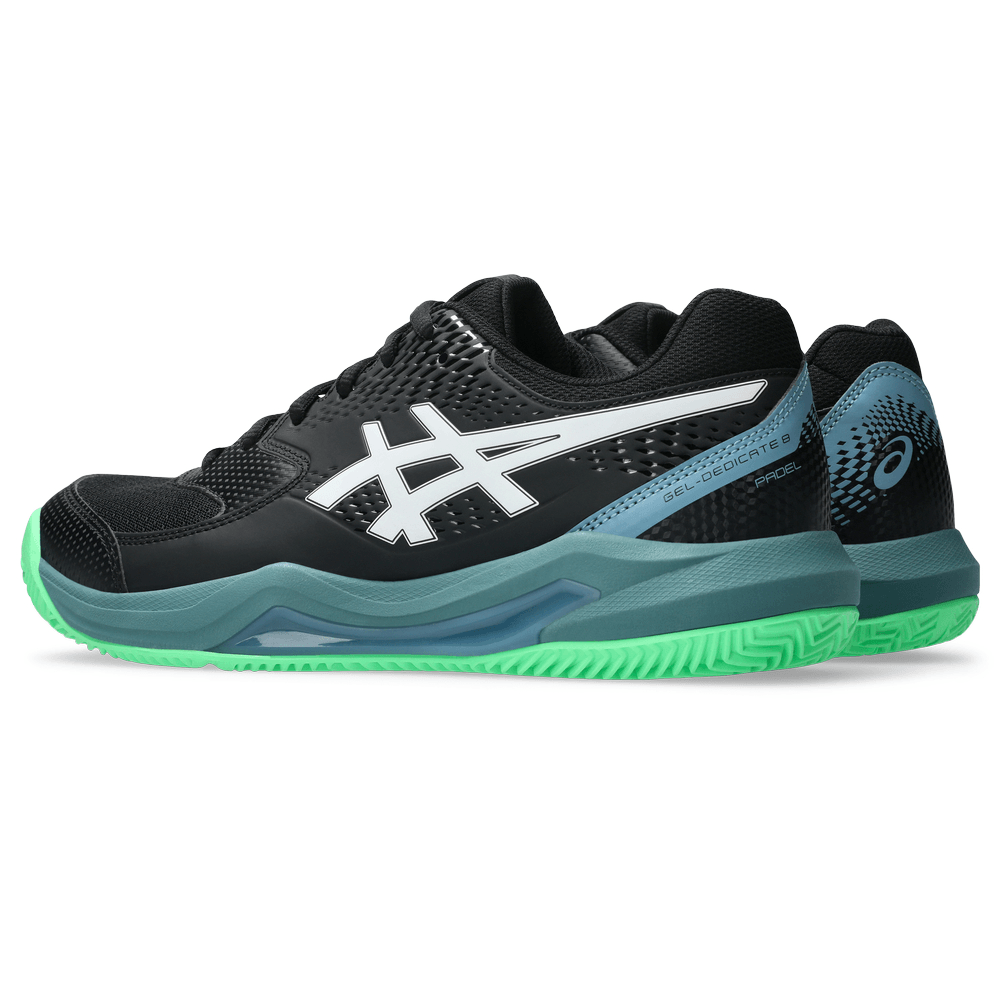 ASICS MEN SHOES GEL-DEDICATE 8 PDL BLACK / GREEN