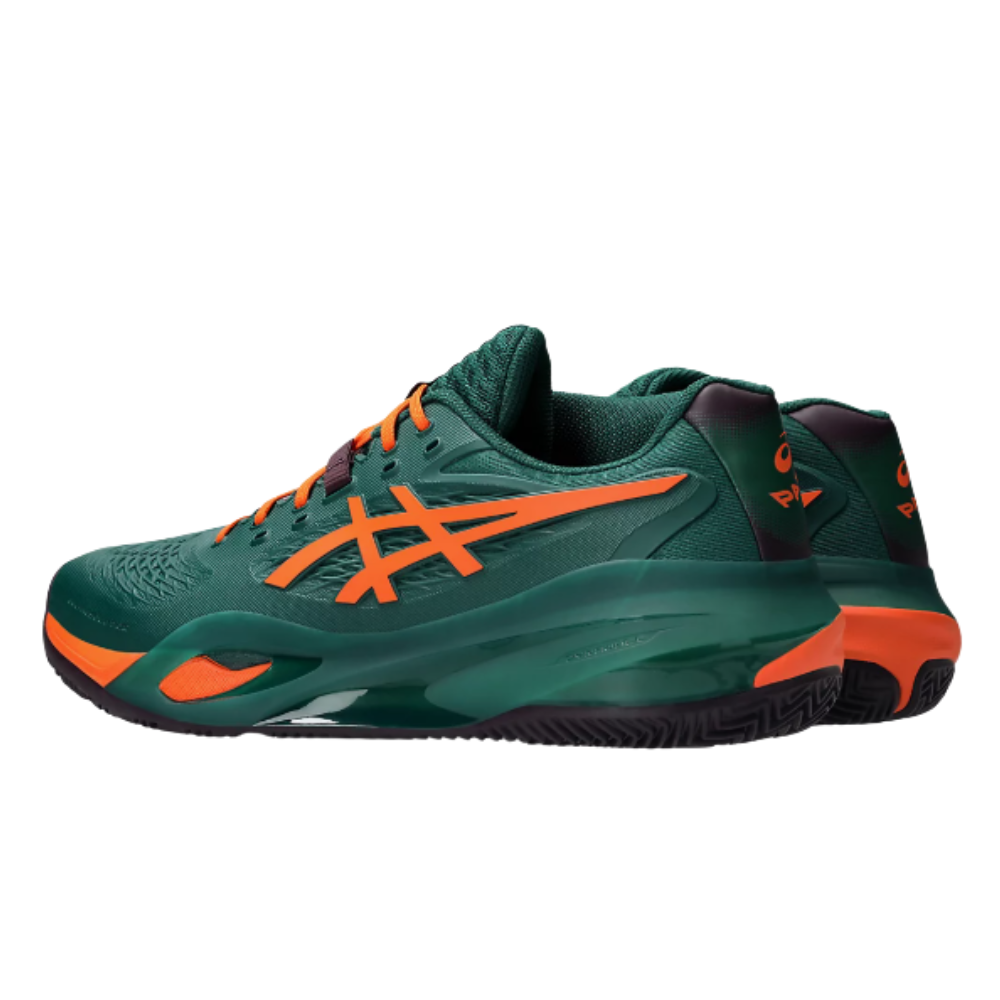 ASICS TENIS HOMBRE GEL-RESOLUTION X PADEL JEWEL GREEN/ENERGY ORANGE
