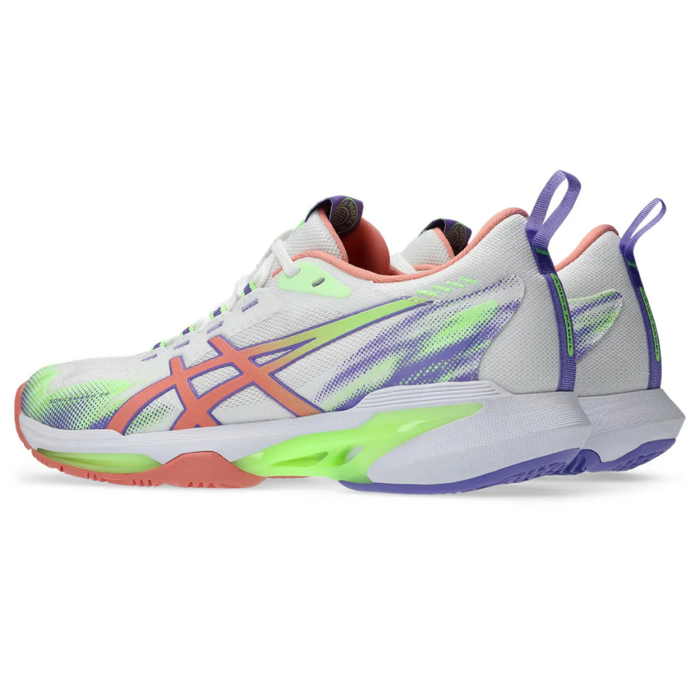 ASICS WOMEN SHOES SONICSMASH FF WHITE/GUAVA