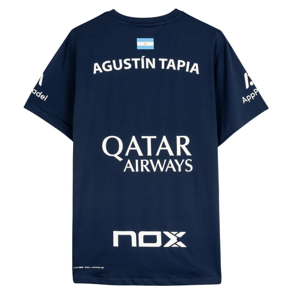 Nox Camiseta Sponsors AT10 Azul Marino de Agustín Tapia