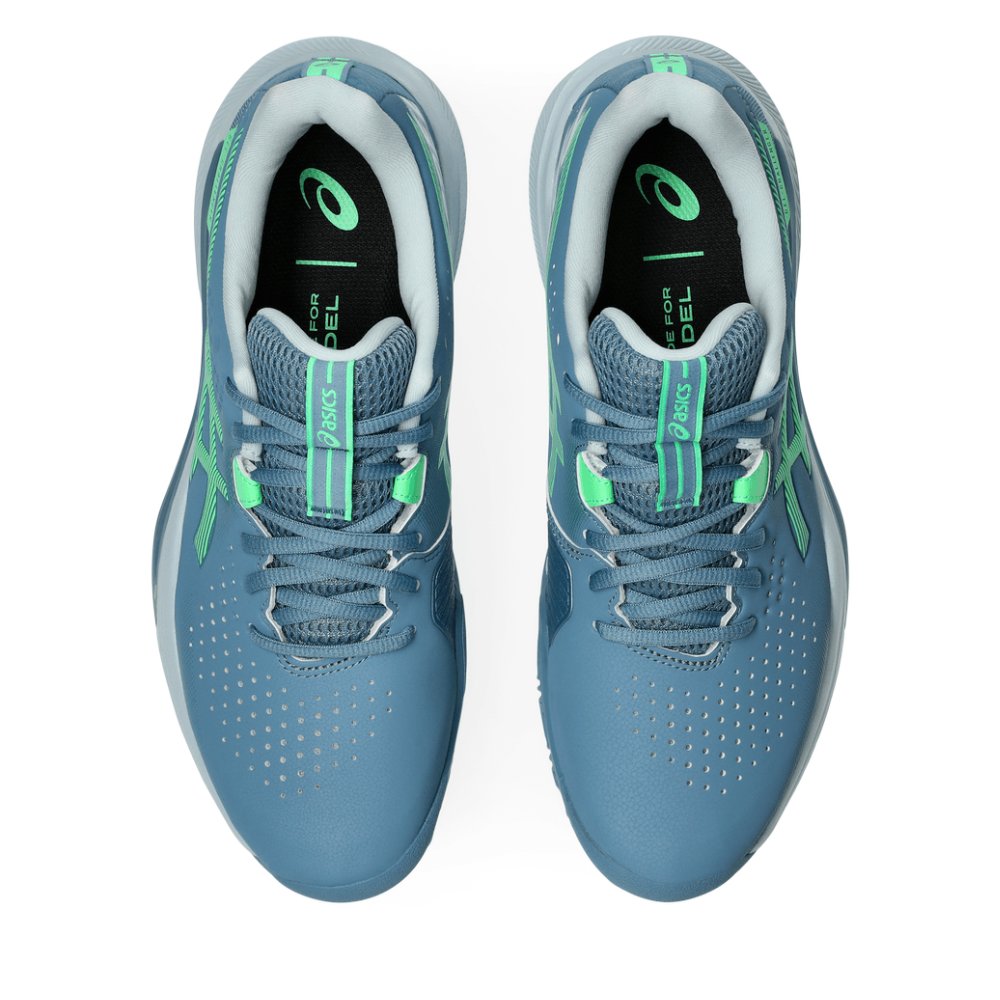 ASICS MEN SHOES GEL-CHALLENGER 15 PDL SABA BLUE / VITAL GREEN
