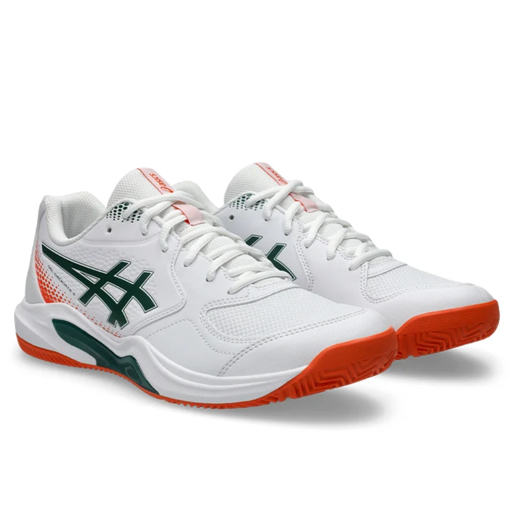 ASICS TENIS HOMBRE GEL-DEDICATE 9 PADEL WHITE/JEWEL GREEN