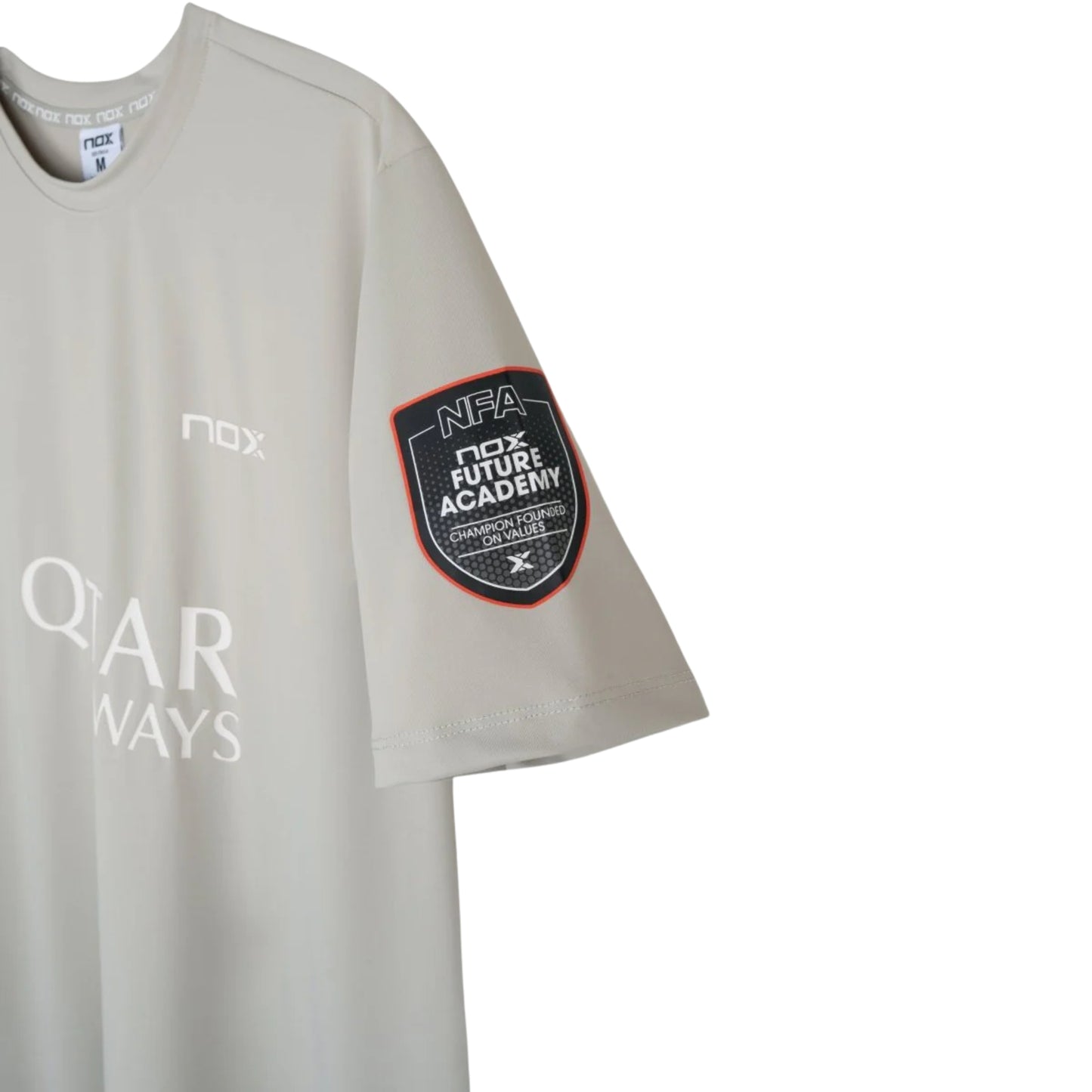 NOX CAMISETA SPONSORS AT10 GRIS SUAVE DE AGUSTÍN TAPIA 2026