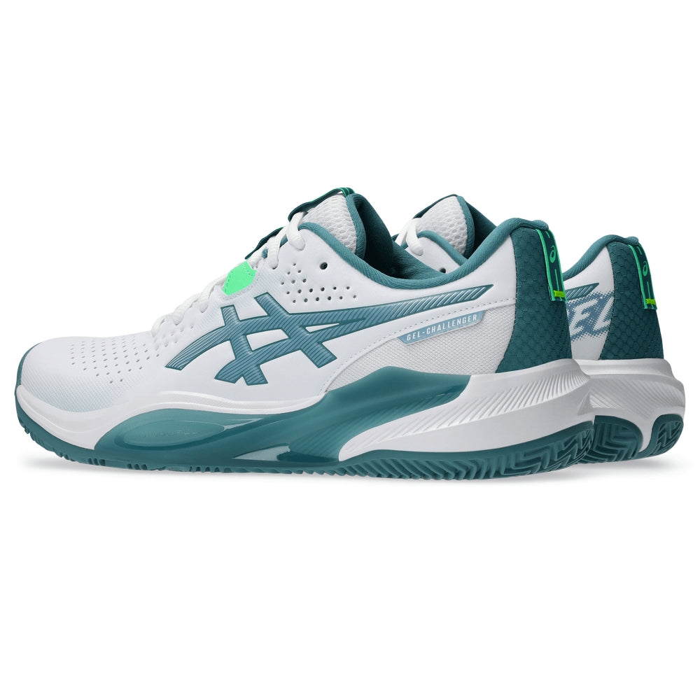 ASICS TENIS GEL-CHALLENGER 15 HOMBRE WHITE/MISTY PINE