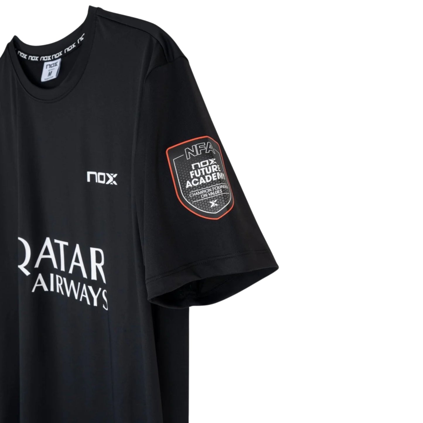 NOX CAMISETA SPONSORS AT10 NEGRO DE AGUSTÍN TAPIA 2026
