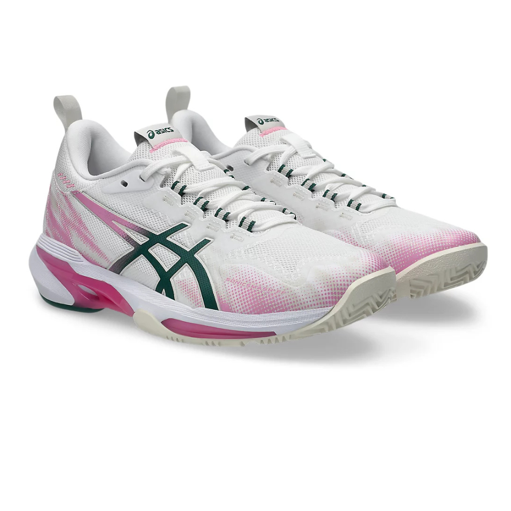 ASICS WOMEN SHOES SONICSMASH WHITE/JEWEL GREEN
