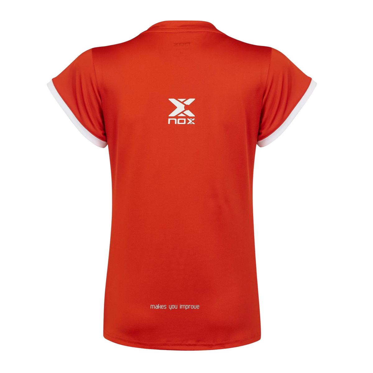 CAMISETA TEAM ROJA LOGO BLANCO