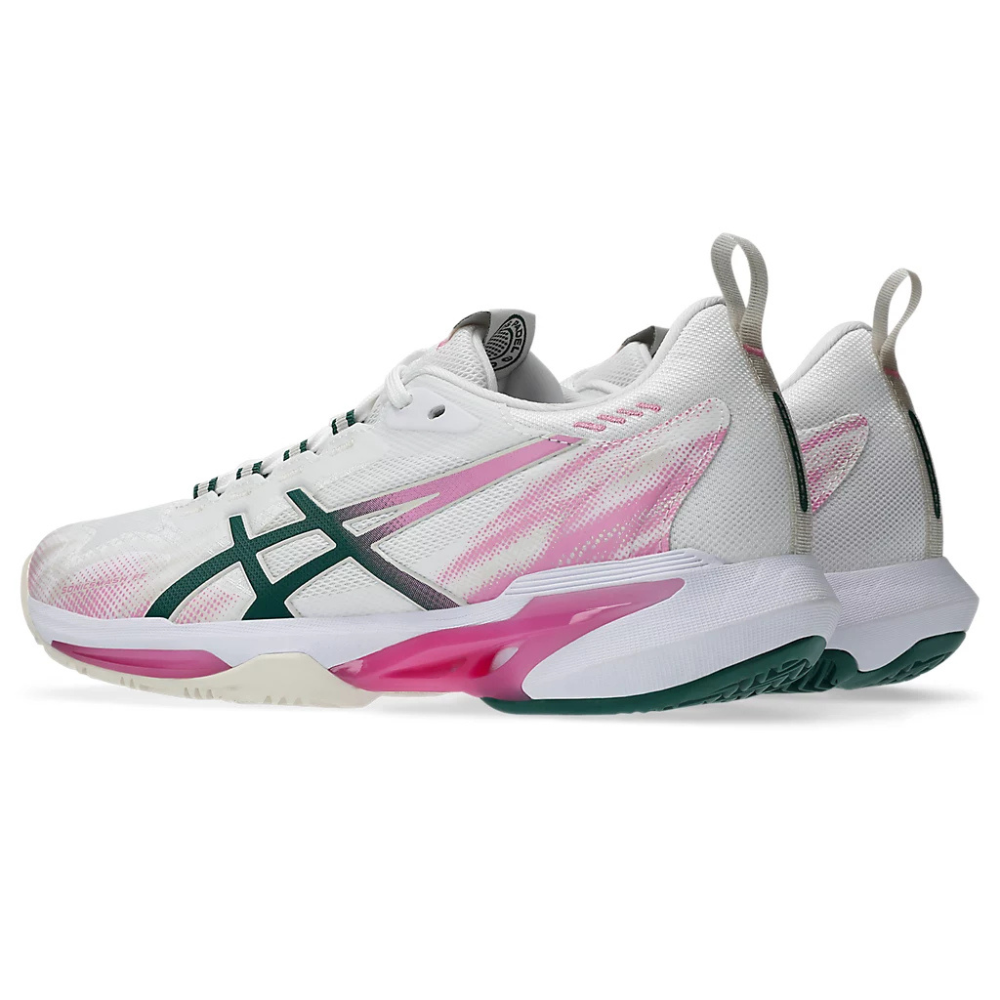ASICS WOMEN SHOES SONICSMASH WHITE/JEWEL GREEN