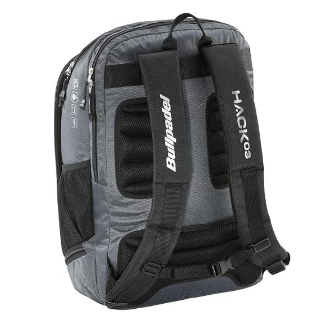 BULLPADEL MOCHILA HACK NEGRO