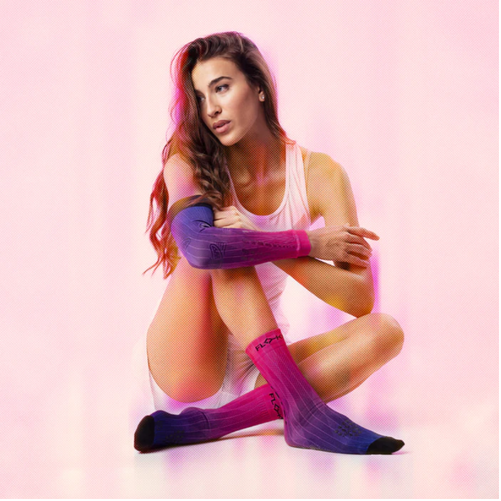 FLOKY SOCKS S-MASH FANTASY PINK NEBULA