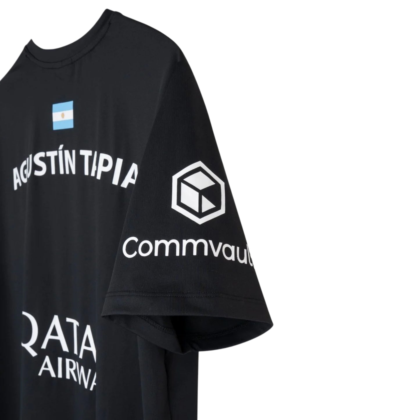 NOX CAMISETA SPONSORS AT10 NEGRO DE AGUSTÍN TAPIA 2026