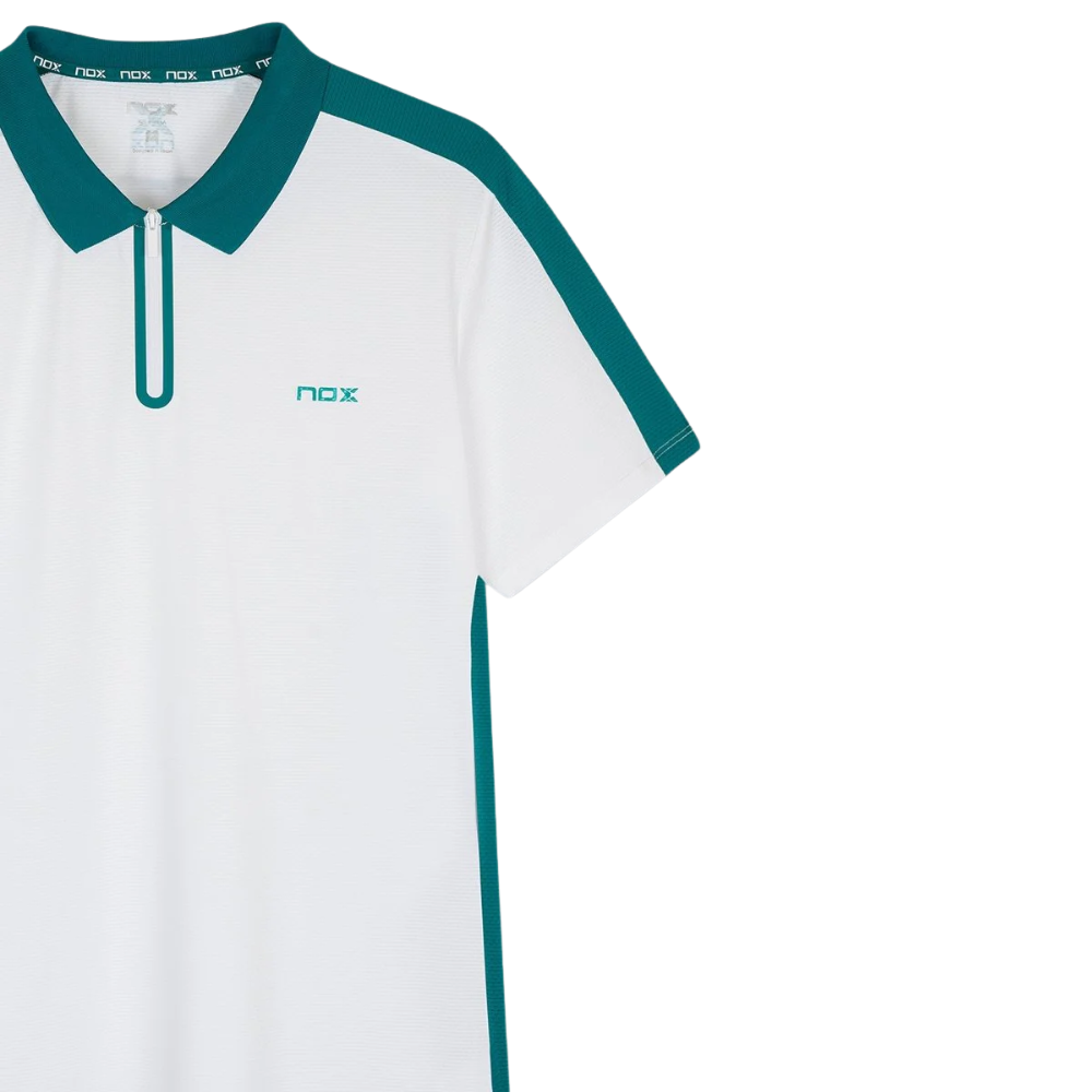 POLO HOMBRE PRO WHITE / IVY GREEN
