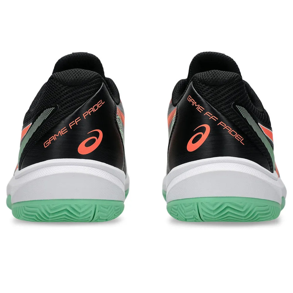 ASICS PADEL SHOES GAME FF PDL BLACK/ VIVID CORAL MEN