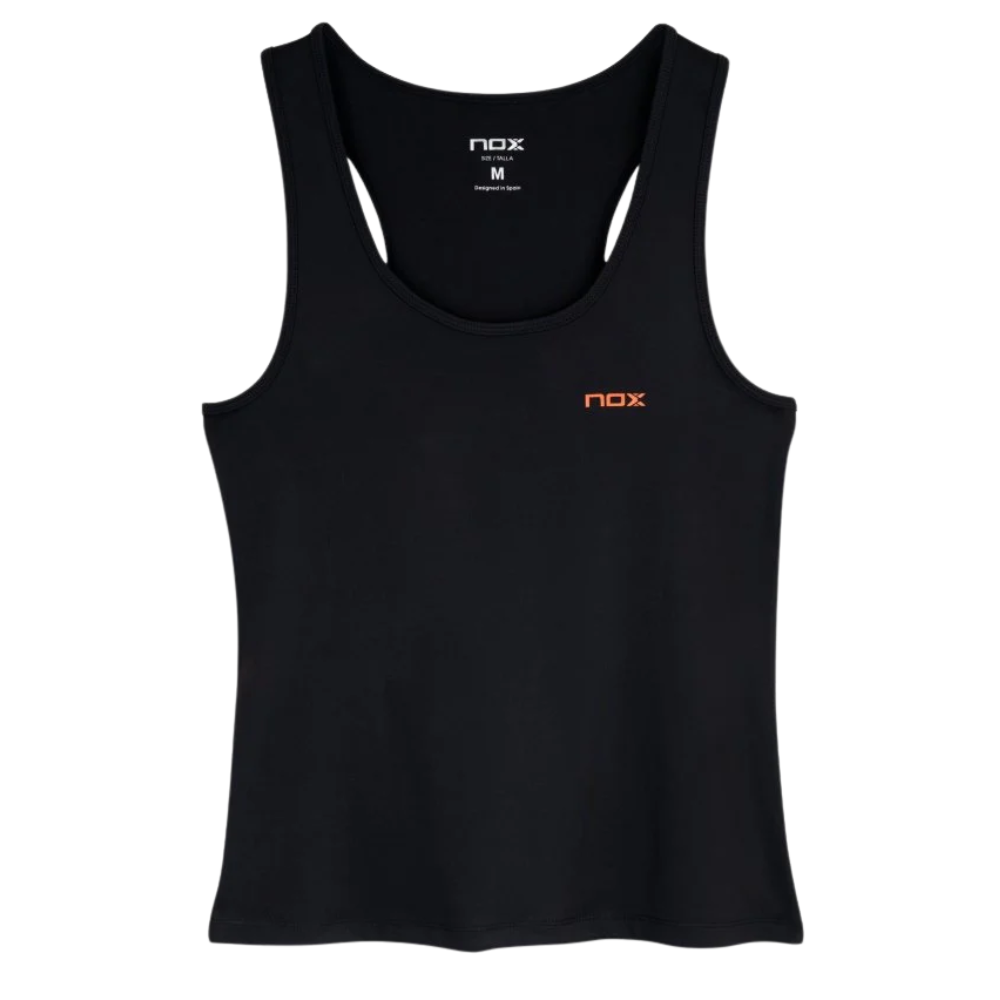 CAMISETA TIRANTES MUJER TEAM NEGRO
