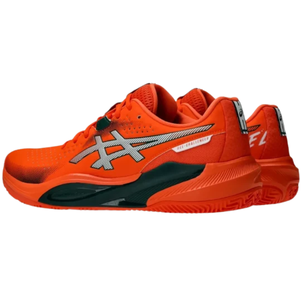 ASICS TENIS HOMBRE GEL CHALLENGER 15 ENERGY ORANGE JEWEL GREEN