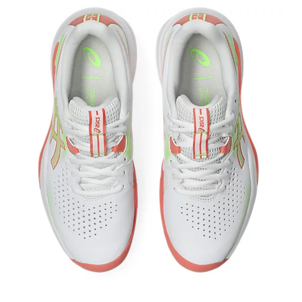 ASICS TENIS PADEL GEL CHALLENGER  15 PDL WHITE/GUAVA WOMEN