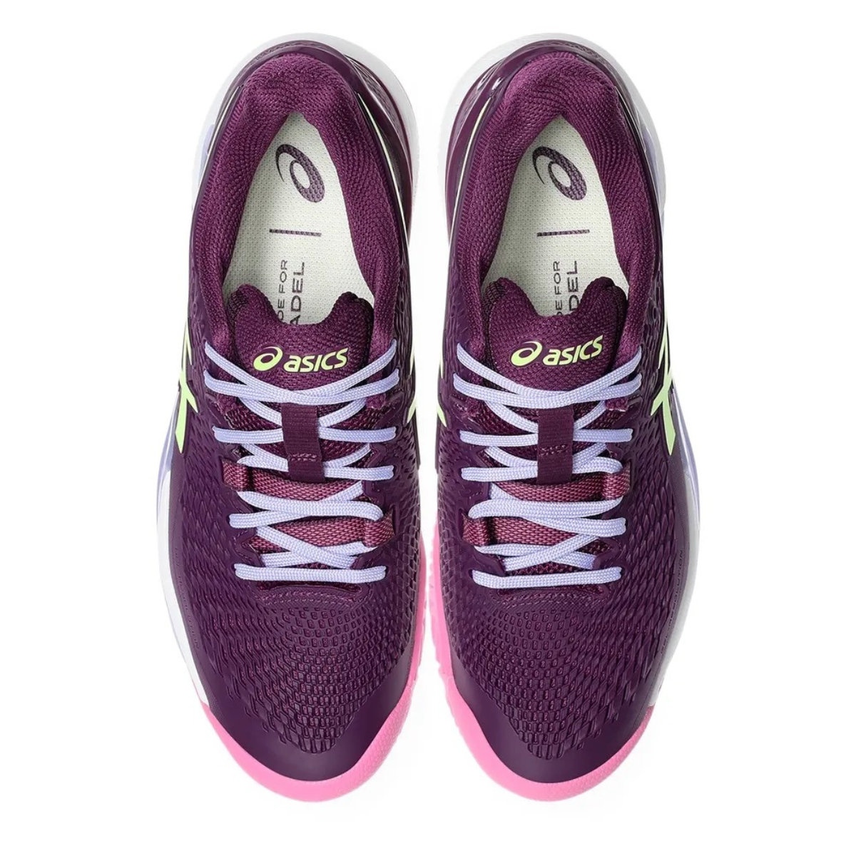 ASICS GEL RESOLUTION 9 PDL WOMEN DEEP MAUVE/LIME