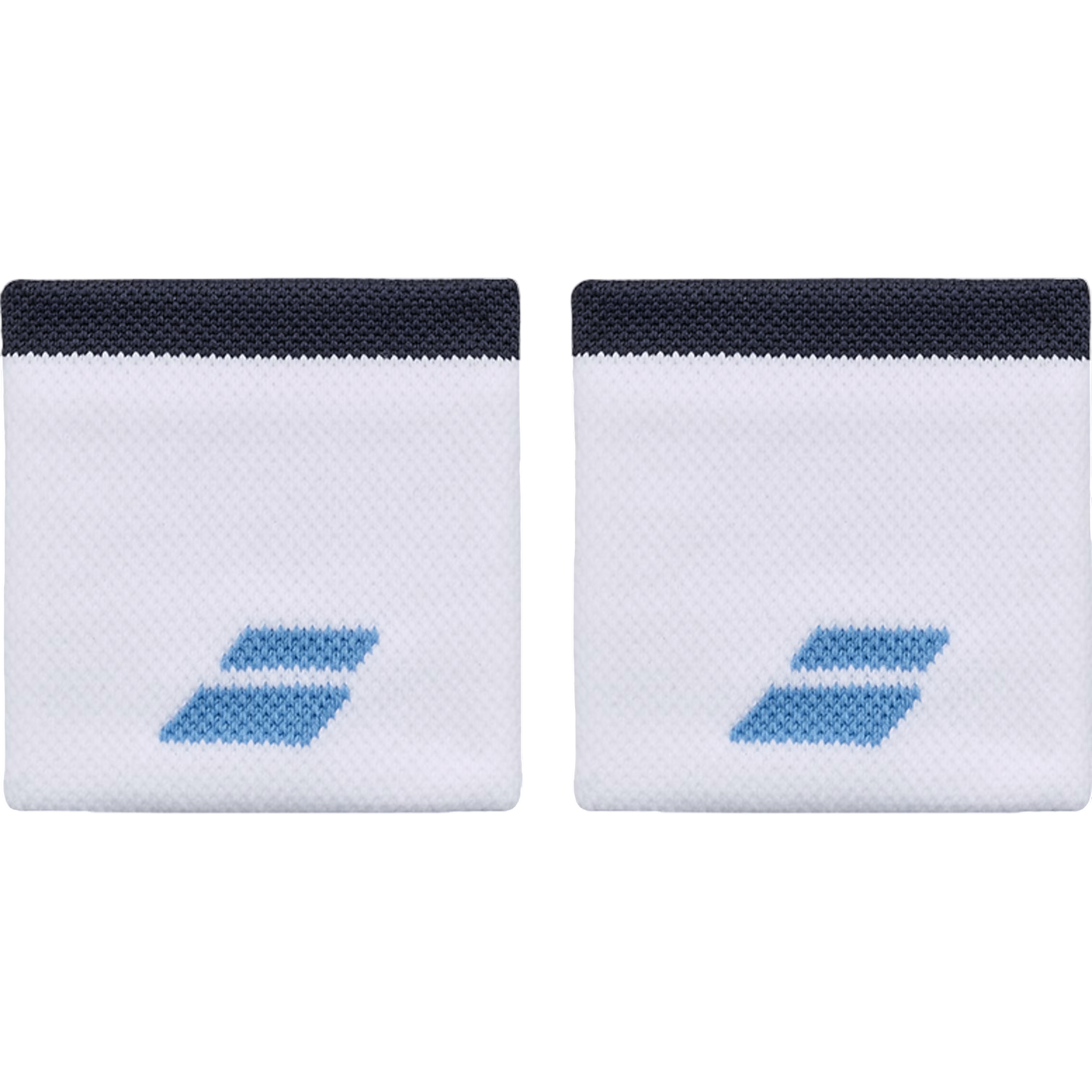 BABOLAT MUÑEQUERA LOGO WRISTBAND WHITE DRIVE BLUE