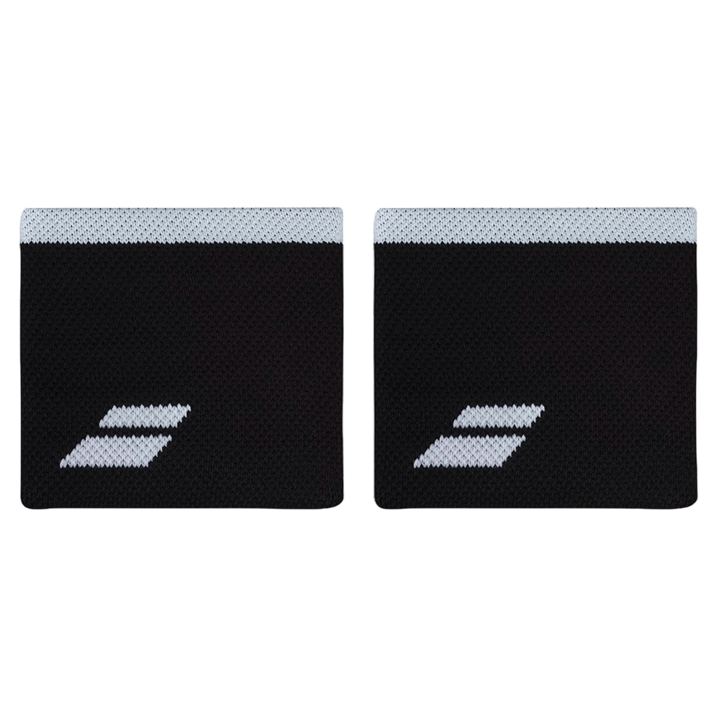 BABOLAT MUÑEQUERA LOGO WRISTBAND BLACK/ WHITE