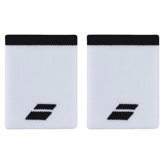 BABOLAT MUÑEQUERA LOGO JUMBO WRITSBAND WHITE/ BLACK