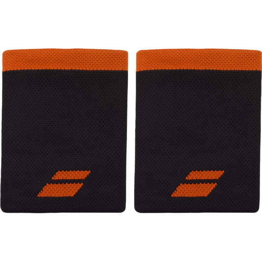 BABOLAT MUÑEQUERA LOGO JUMBO WRISTBAND BLACK/ BLACK