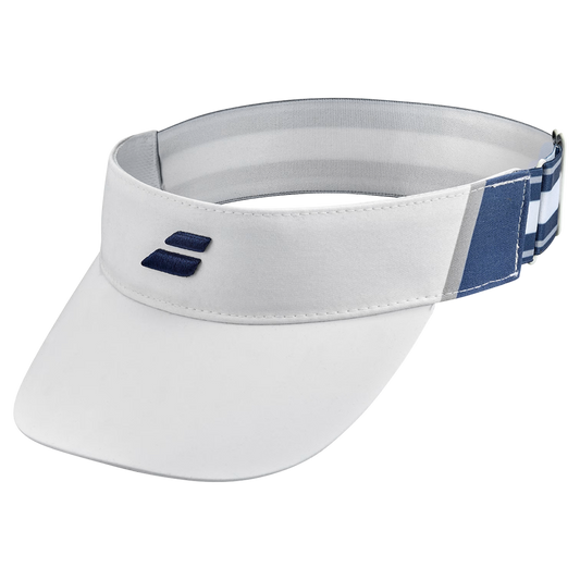 BABOLAT GORRA ELASTIC VISOR WOMEN WHITE/ BLUE