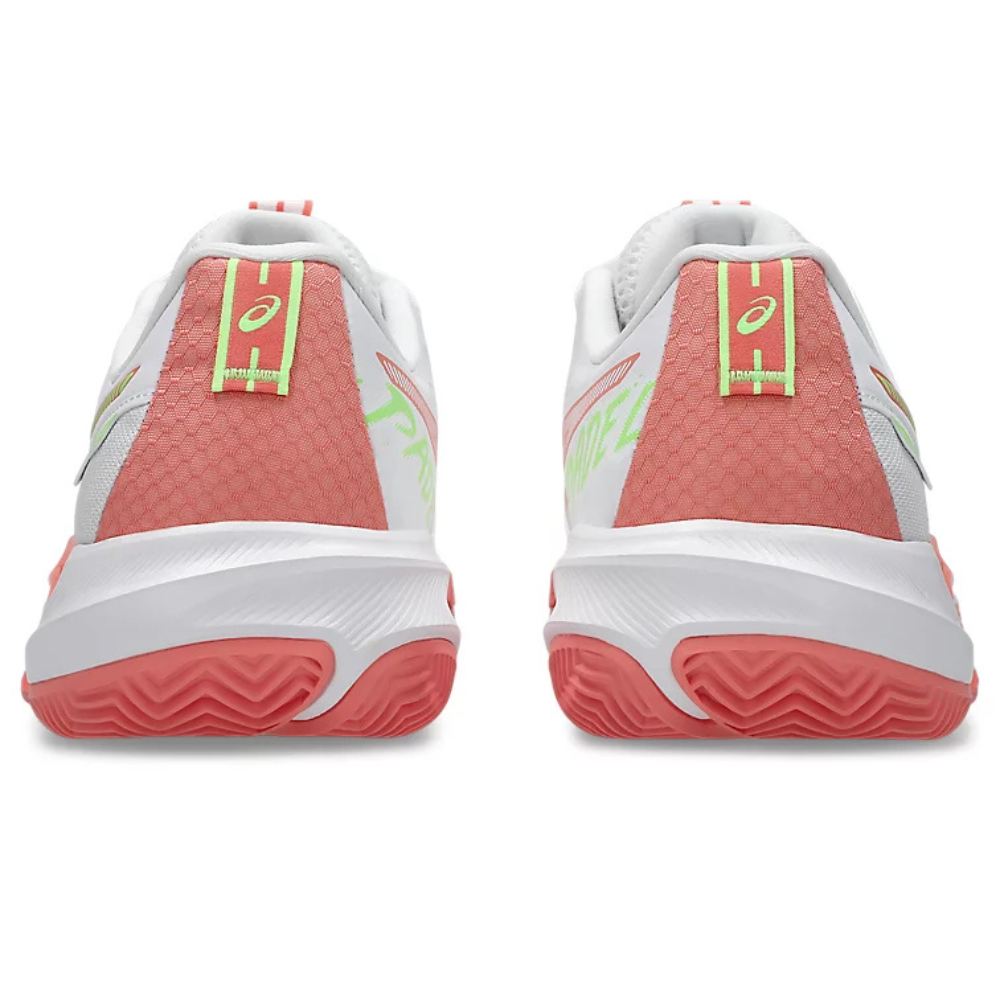 ASICS TENIS PADEL GEL CHALLENGER  15 PDL WHITE/GUAVA WOMEN