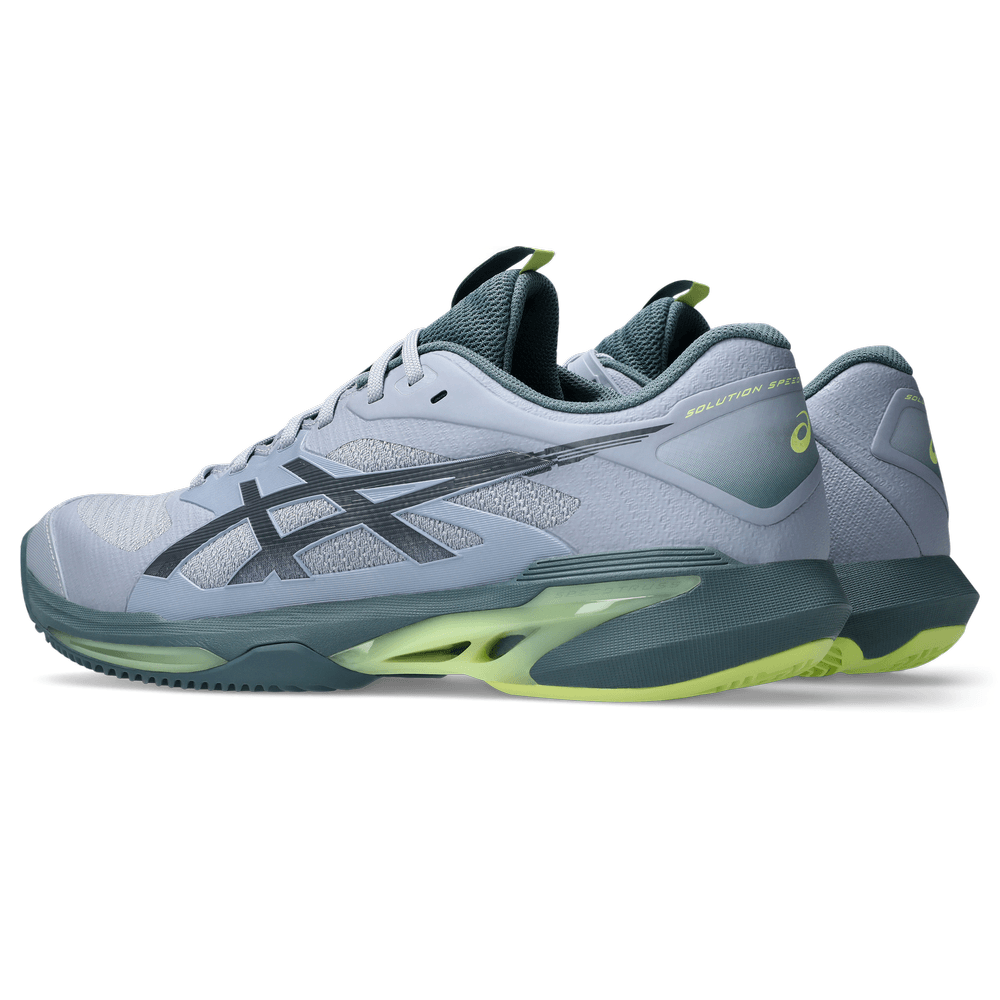 ASICS MEN SHOES SOLUTION SPEED FF4 CLAY GREY BLUE / IRONCLAD