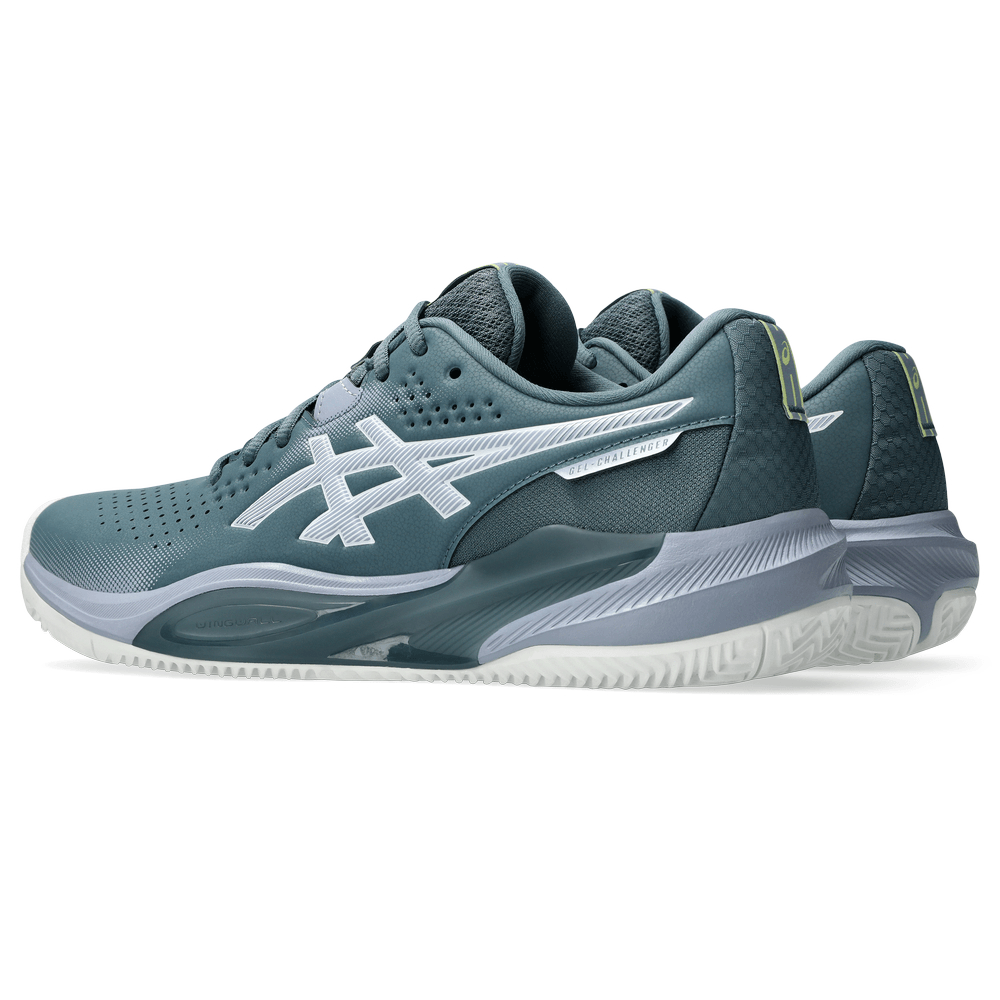 ASICS MEN SHOES GEL-CHALLENGER 15 CLAY IRONCLAD / GREY BLUE