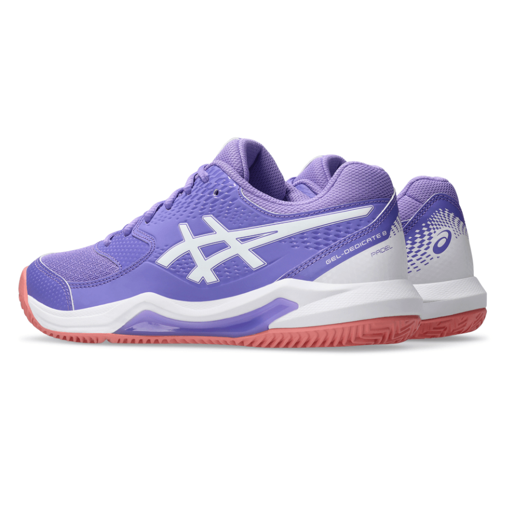 ASICS WOMEN SHOES GEL-DEDICATE 8 PDL AMETHYST / WHITE