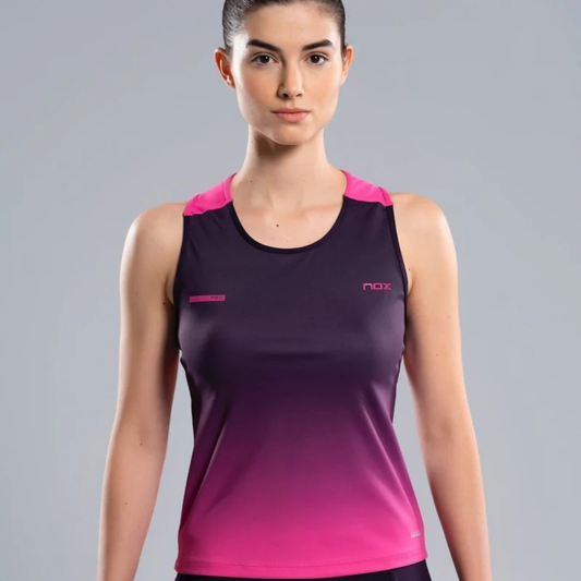 NOX CAMISETA TIRANTES WOMEN PRO BLACKBERRY ROSE DEGRADED