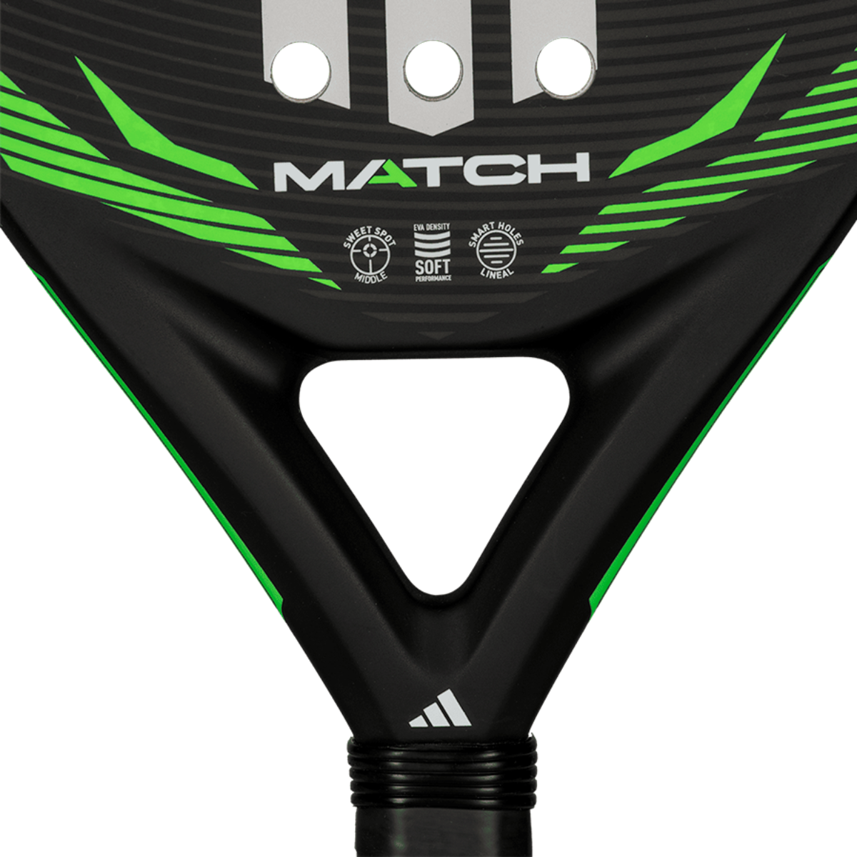 ADIDAS PALA PADEL MATCH BLACK LIME 2026
