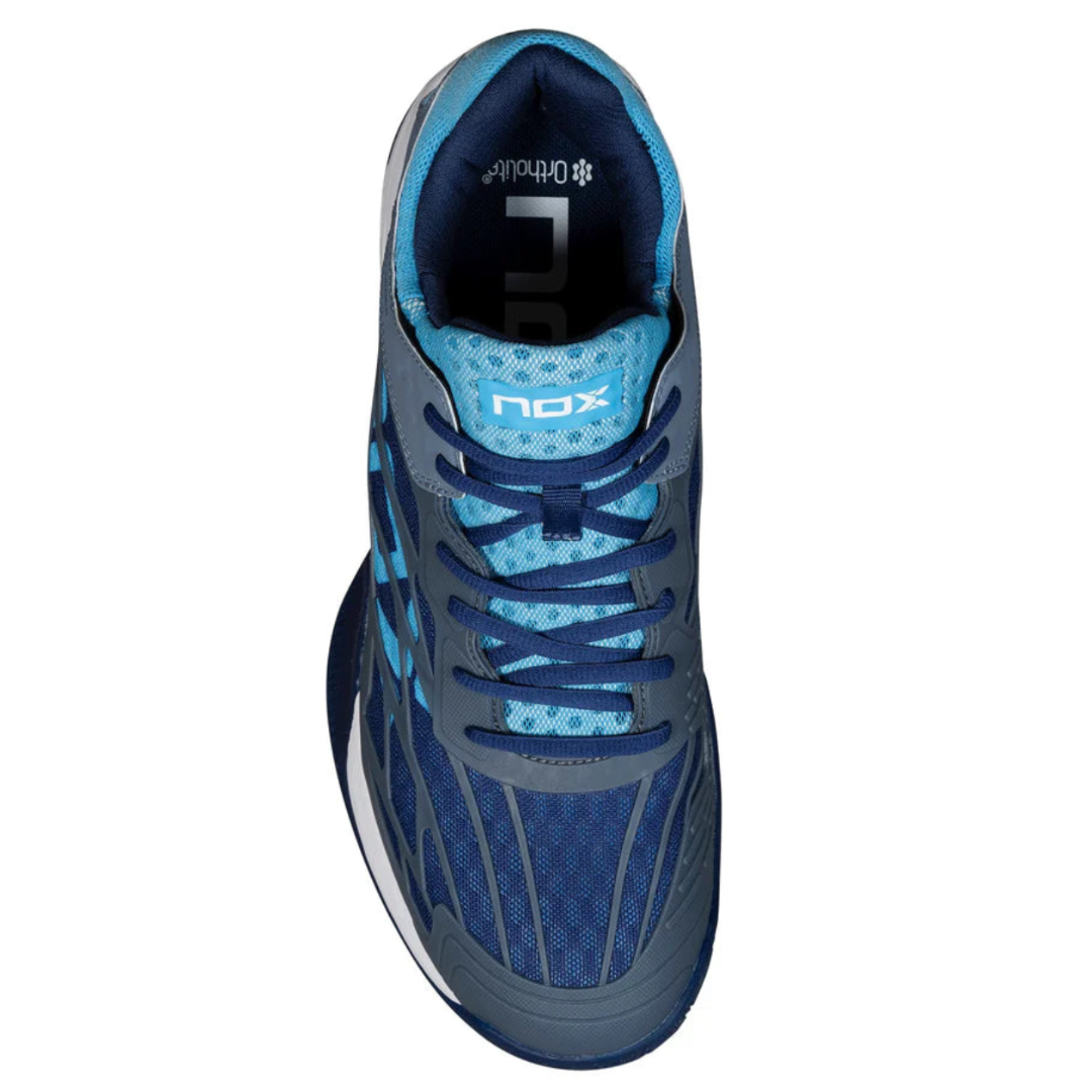 NOX TENIS DE PADEL  AT10 LUX PIEDRA/AZUL BONNIE