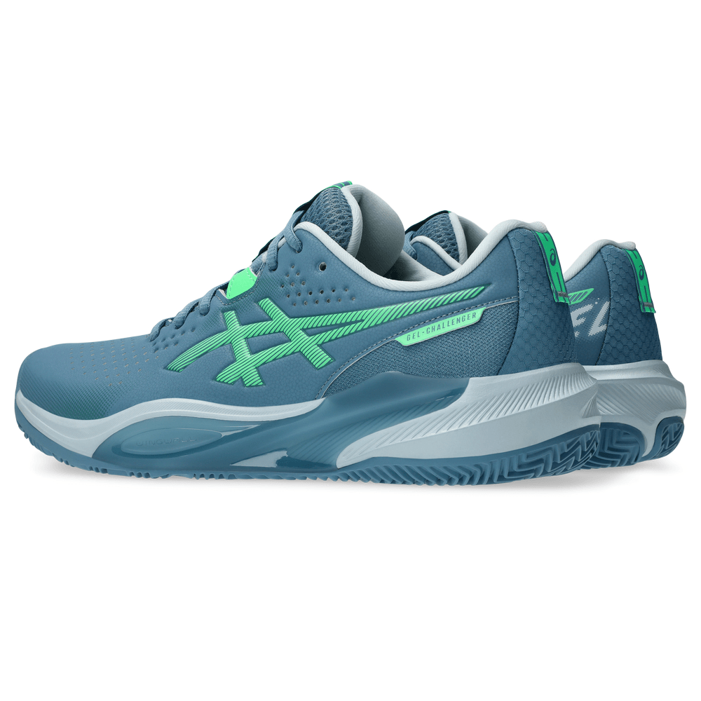 ASICS MEN SHOES GEL-CHALLENGER 15 PDL SABA BLUE / VITAL GREEN