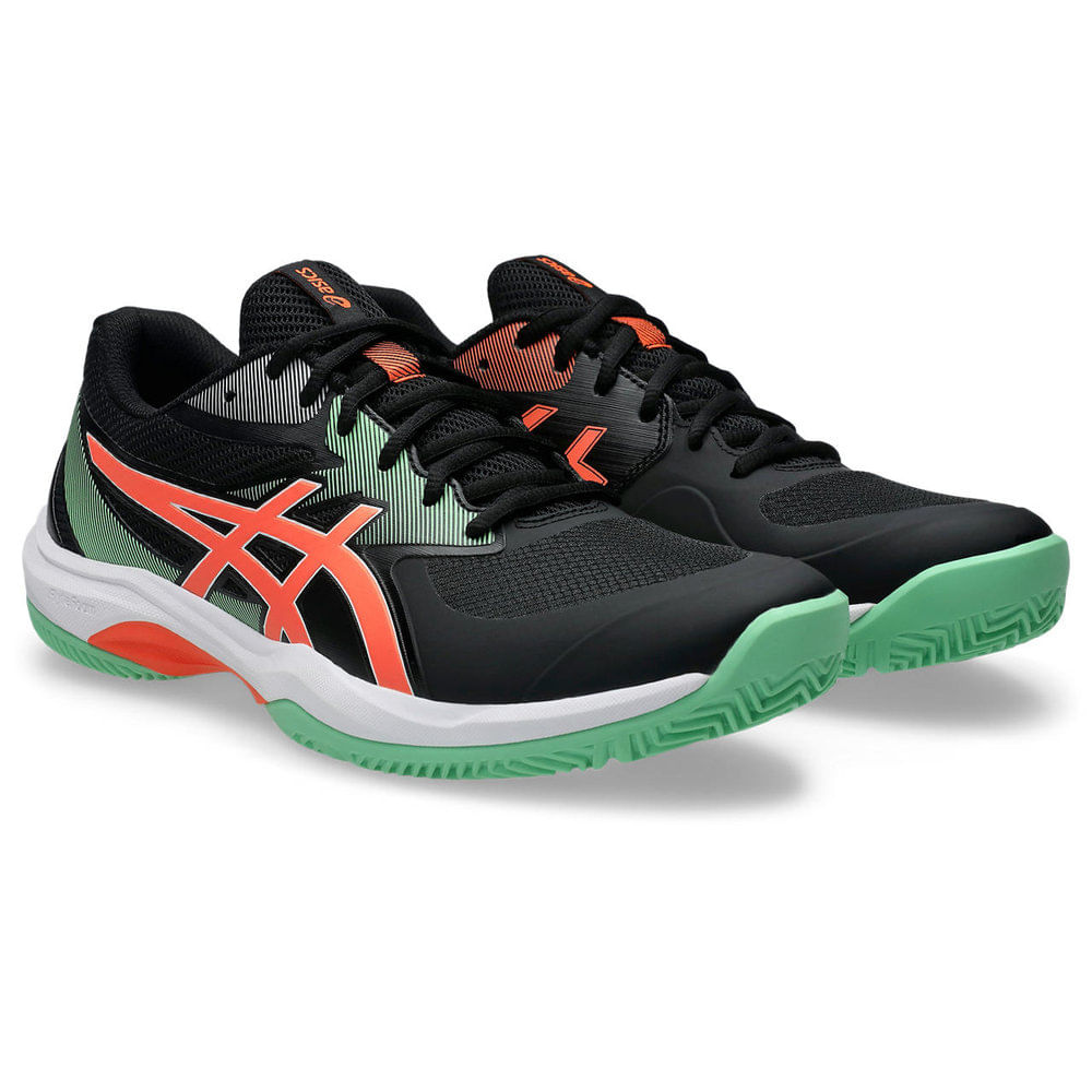 ASICS PADEL SHOES GAME FF PDL BLACK/ VIVID CORAL MEN