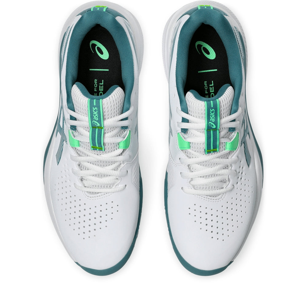 ASICS TENIS GEL-CHALLENGER 15 HOMBRE WHITE/MISTY PINE