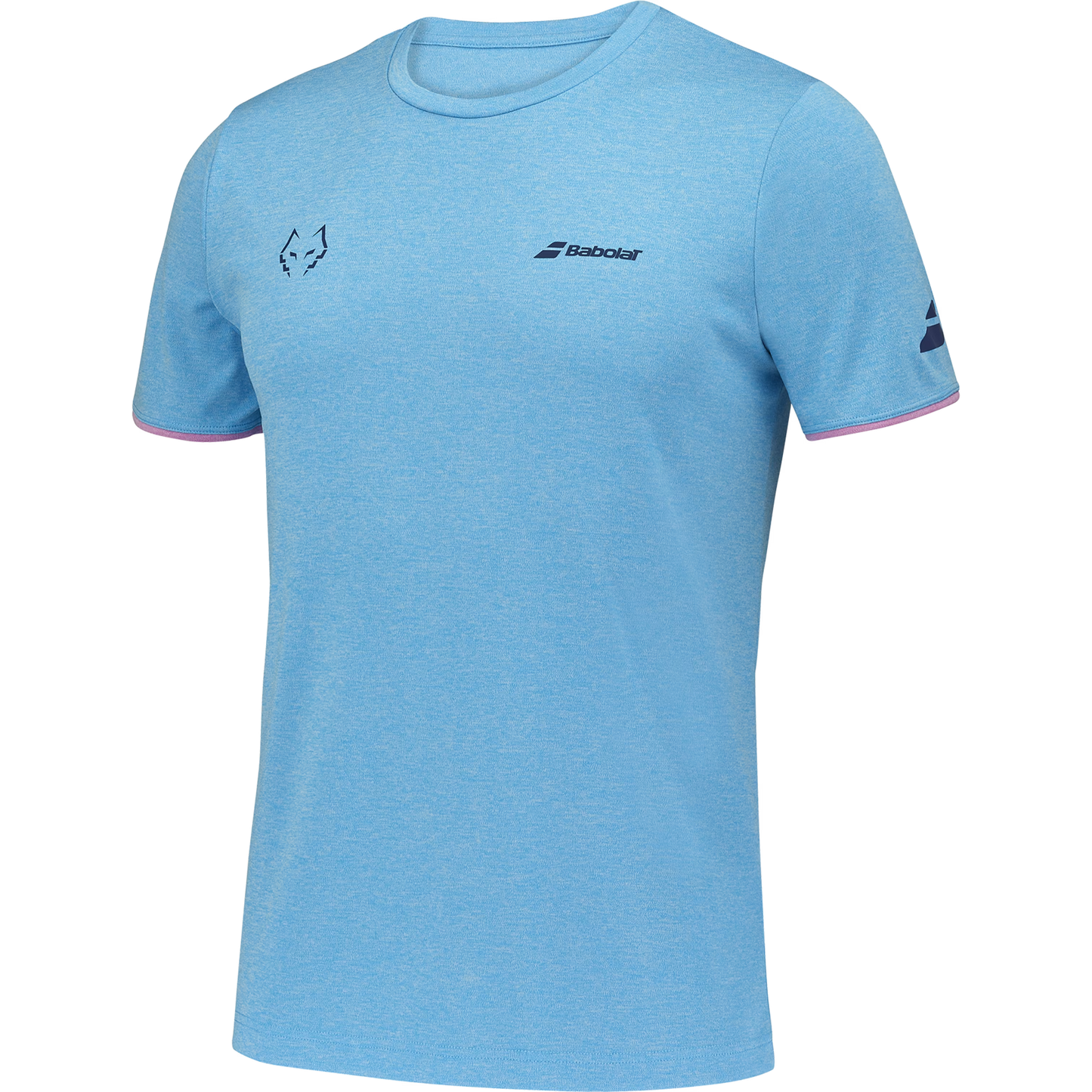 BABOLAT PLAYERA CREW NECK TEE J.LEBRON MEN CYAN BLUE