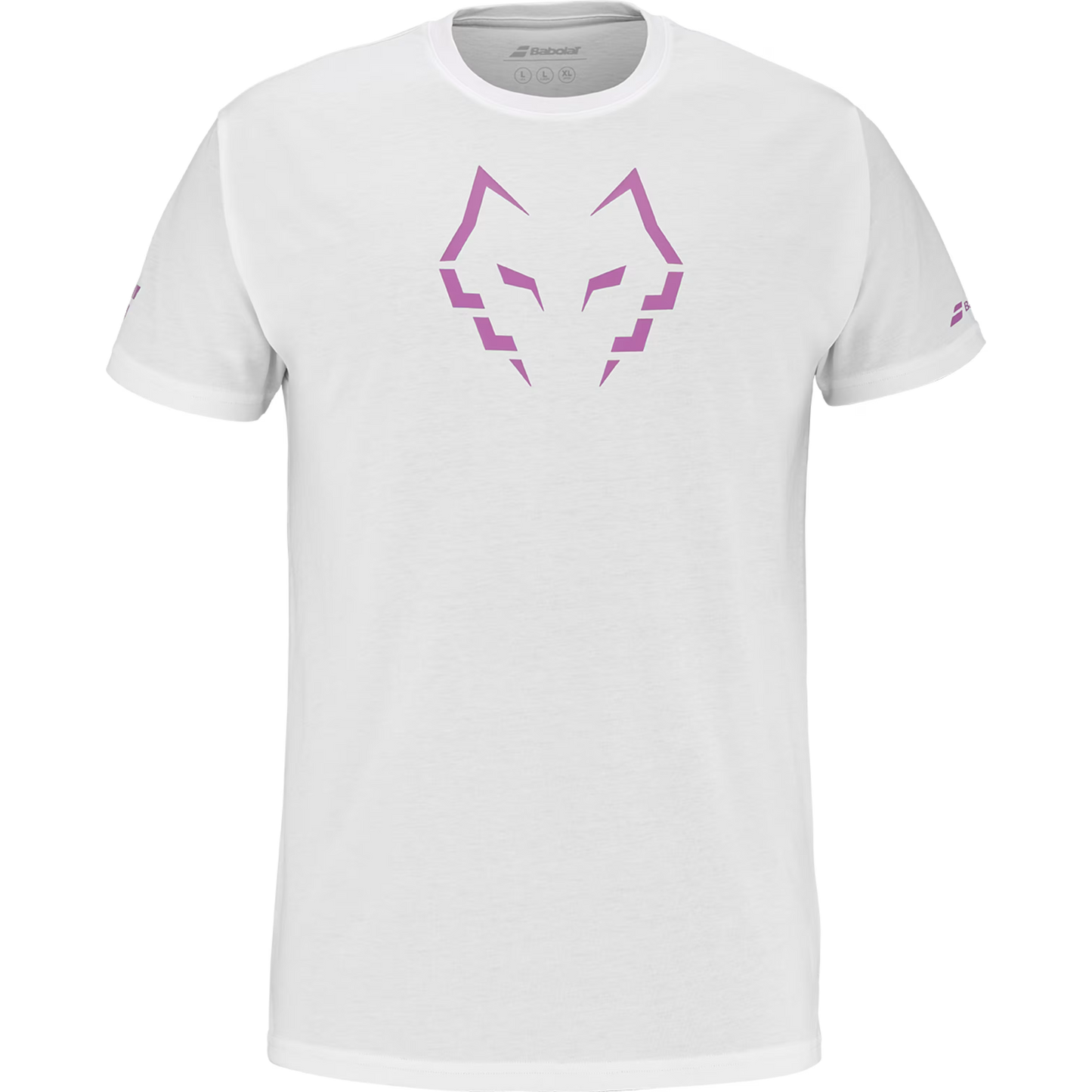 BABOLAT COTTON TEE LEBRON MEN WHITE/WHITE