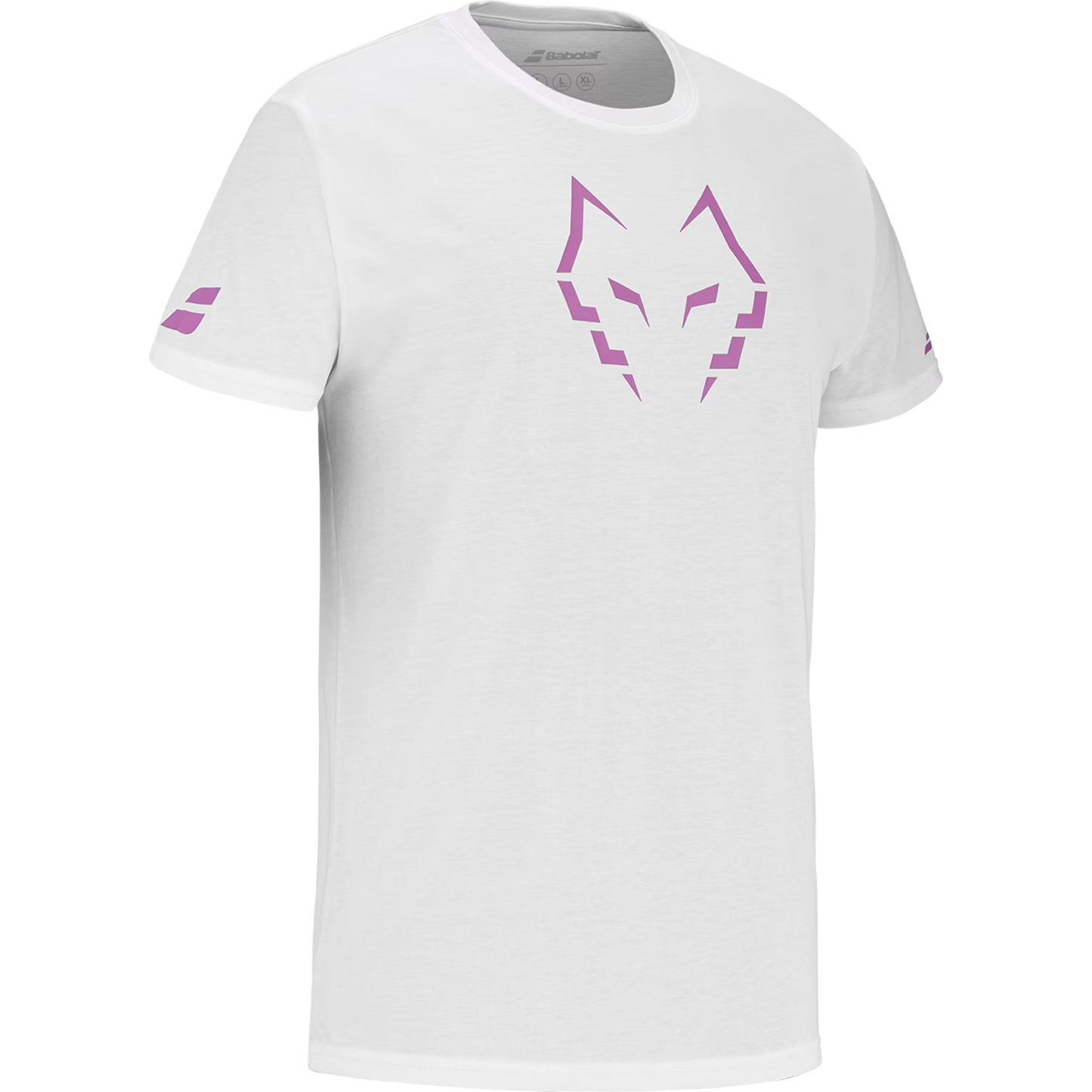 BABOLAT COTTON TEE LEBRON MEN WHITE/WHITE