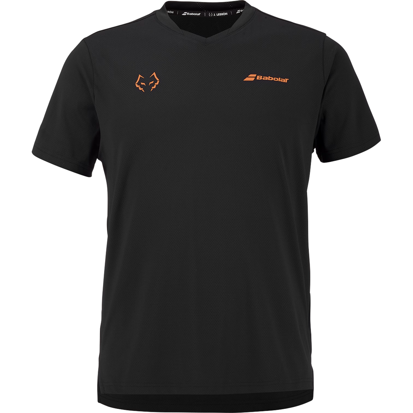 BABOLAT PLAYERA CREW NECK TEE LEBRON MEN BLACK/ BLACK