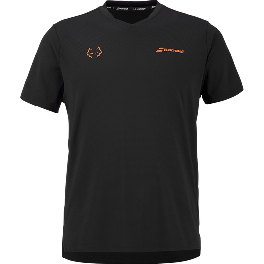 BABOLAT PLAYERA CREW NECK TEE LEBRON MEN BLACK/ BLACK