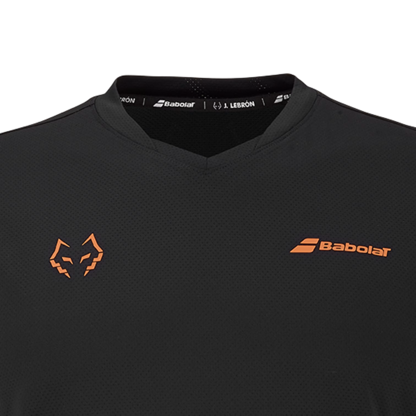 BABOLAT PLAYERA CREW NECK TEE LEBRON MEN BLACK/ BLACK