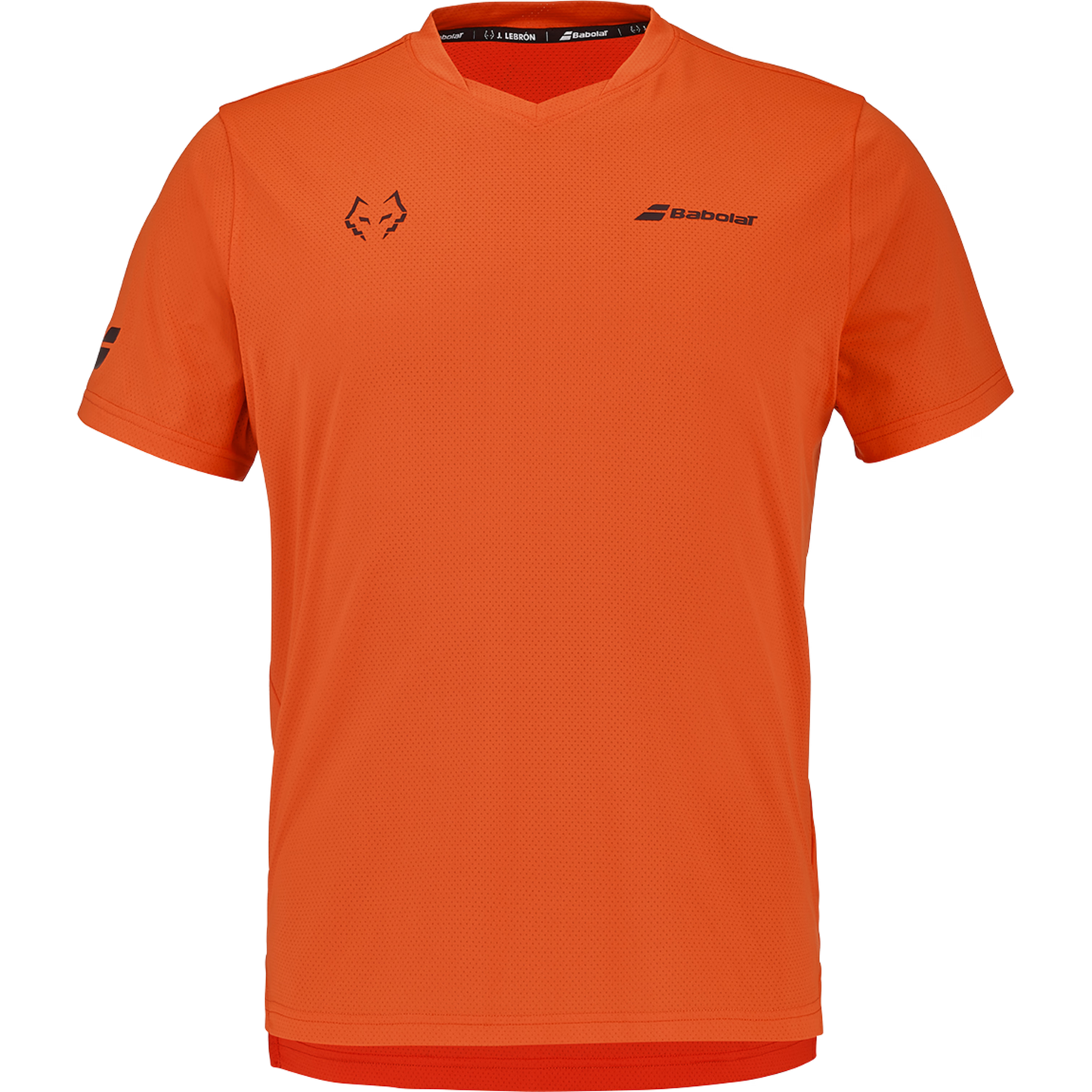 BABOLAT PLAYERA CREW NECK TEE LEBRON MEN RED/ ORANGE