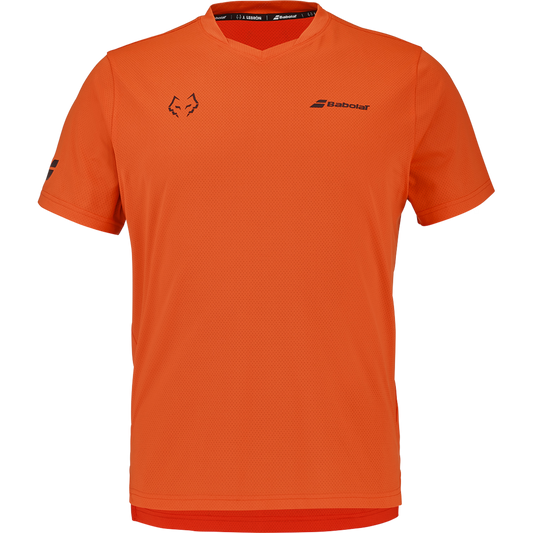 BABOLAT PLAYERA CREW NECK TEE LEBRON MEN RED/ ORANGE